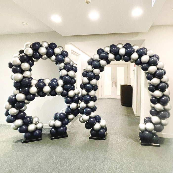 No-Frills 80th Birthday Number Sculpture Balloons