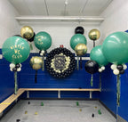 Team Colors Locker Room Helium Tassels, Wreath, Garland