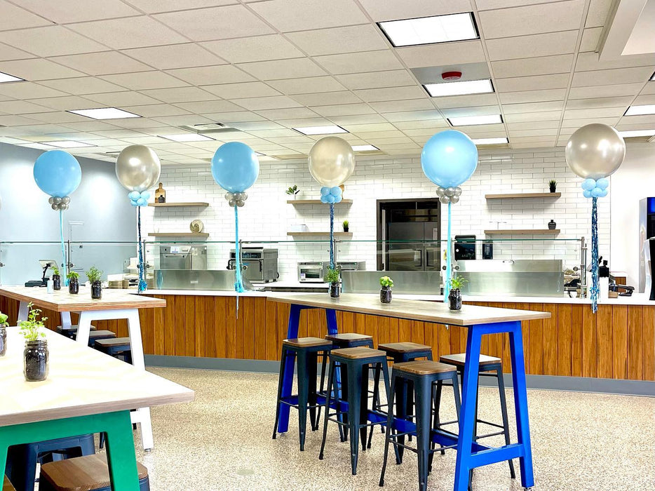 School Cafe Grand Opening Helium Tassels