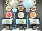 School Cafe Grand Opening Helium Tassels