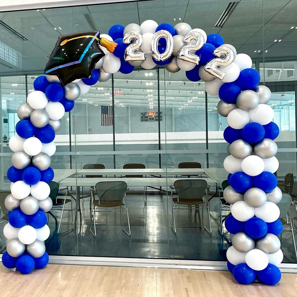 Academy Graduation Year Classic Balloon Arch