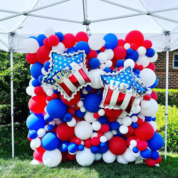 Forth of July Balloon Wall