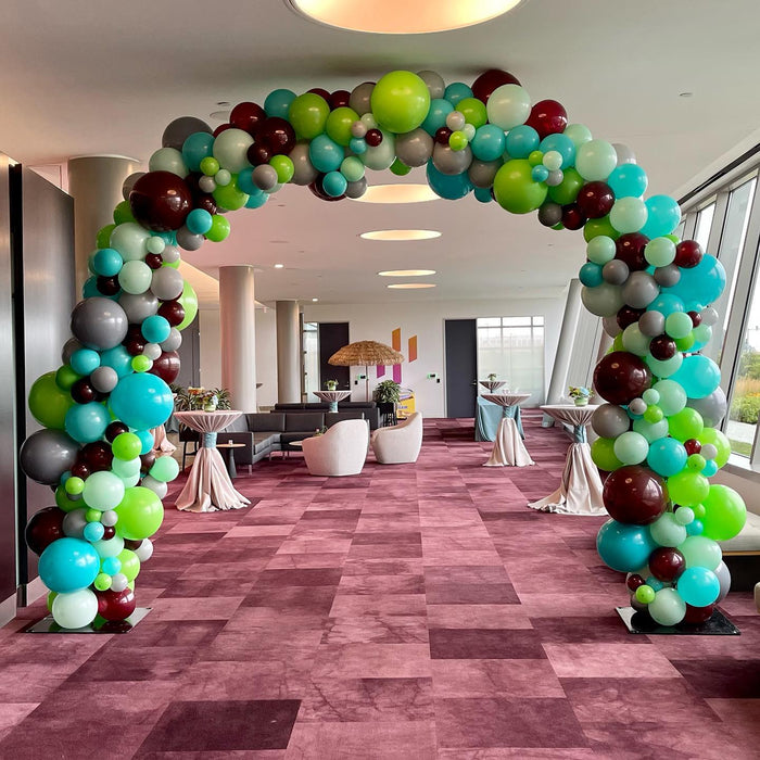 Earth-Bright Corporate Event Organic Balloon Arch