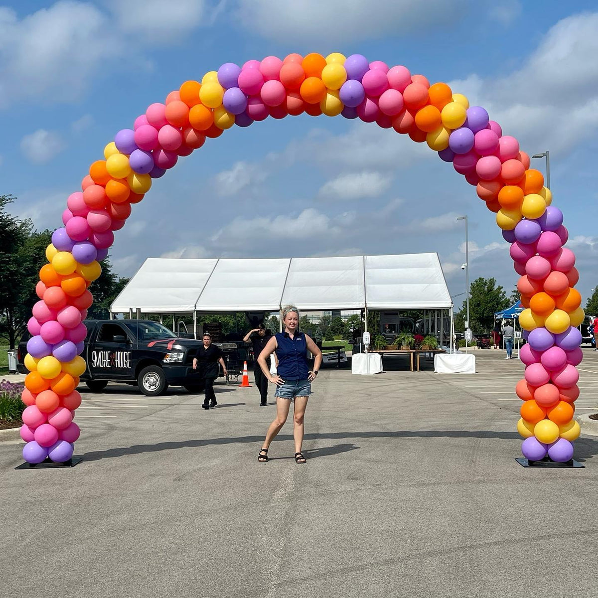 Upbeat Over-Sized Corporate Event Classic Balloon Arch