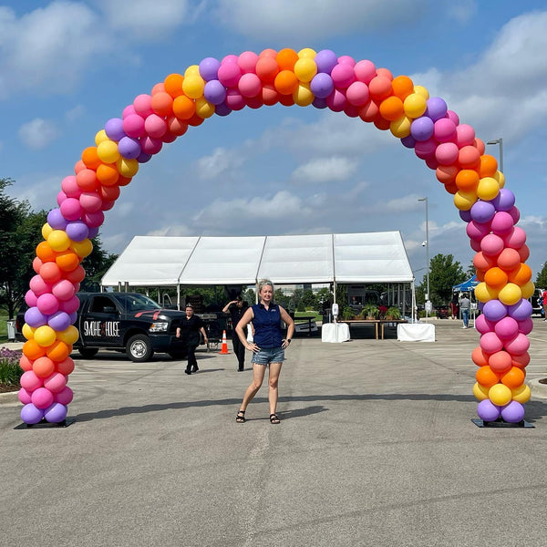 Upbeat Over-Sized Corporate Event Classic Balloon Arch