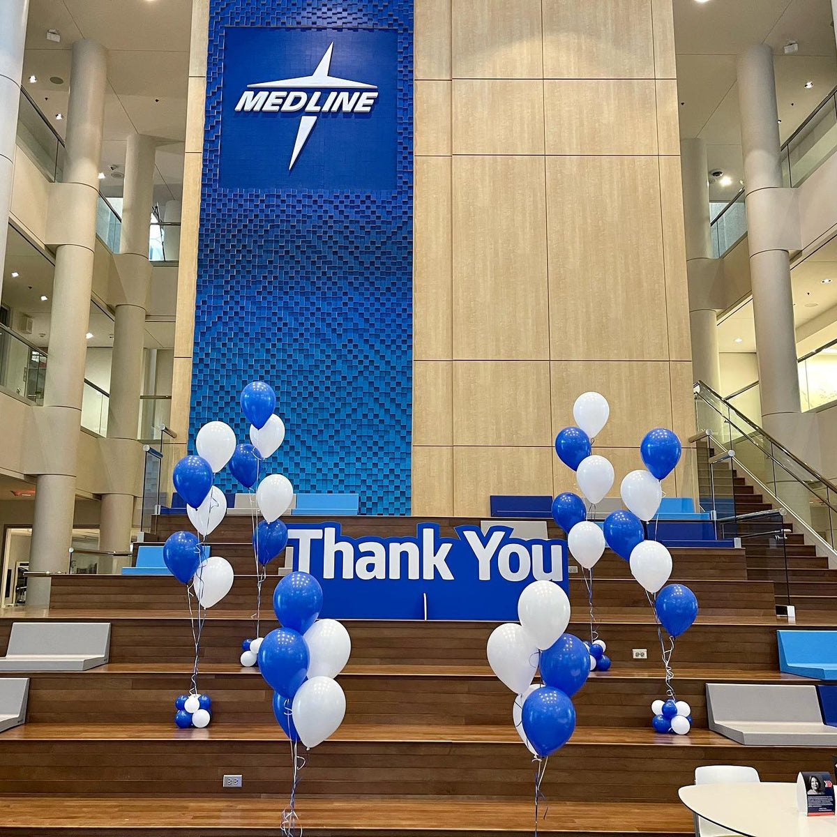 Medline Employee Appreciation Columns & Helium Bundles