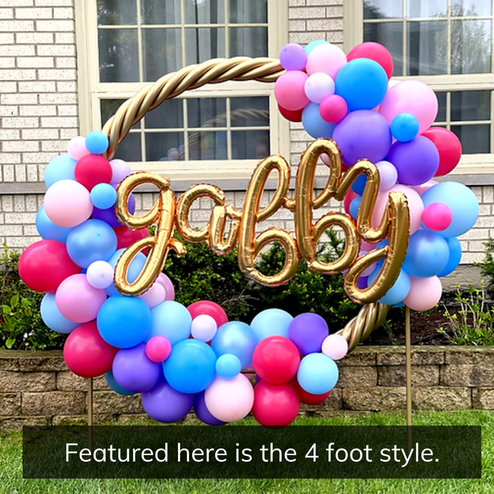 Balloon Name Hoops