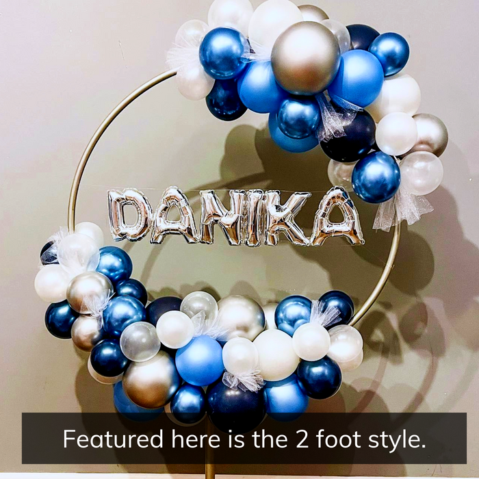 Balloon Name Hoops