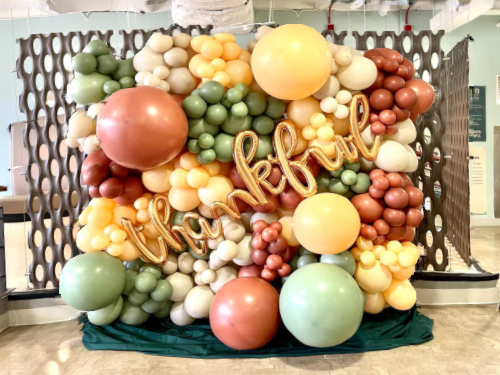 Fall Feels "THANKFUL" Balloon Wall Backdrop